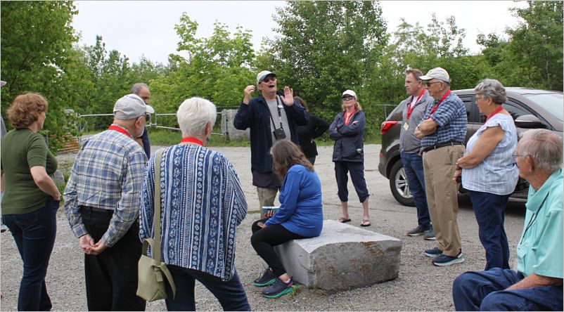 Granite quarry tour